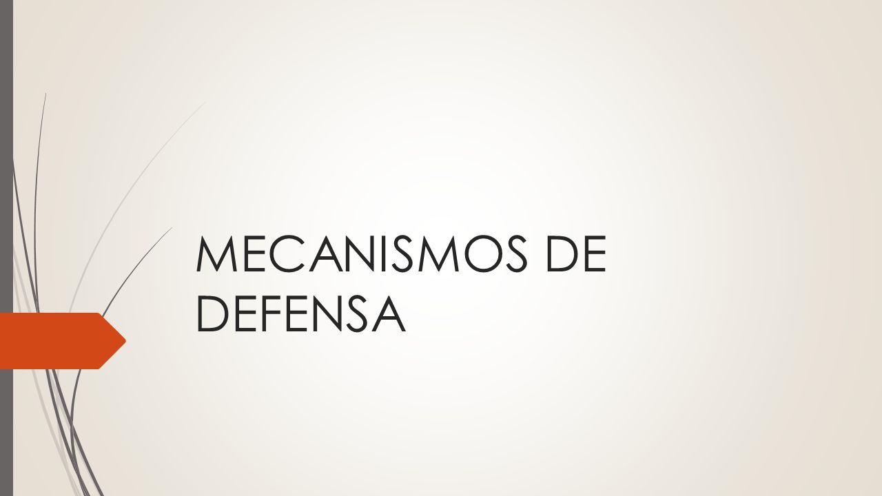 MECANISMOS DE DEFENSA. Mecanismo De Defensa Es Un Nombre Dado Por Freud ...