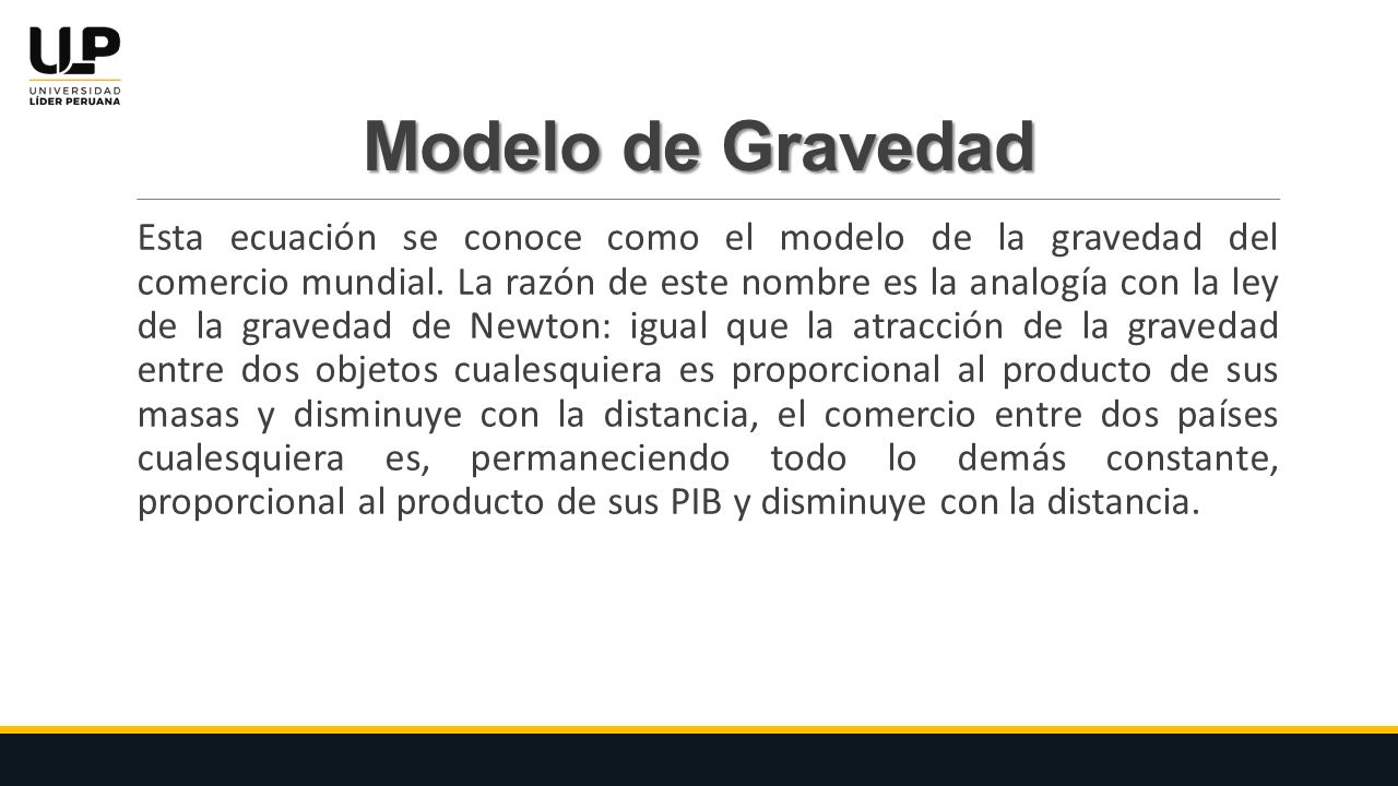 VISION COMERCIAL Y EL MODELO DE GRAVEDAD MG. KARINA RUEDA GUZMAN. - ppt  descargar