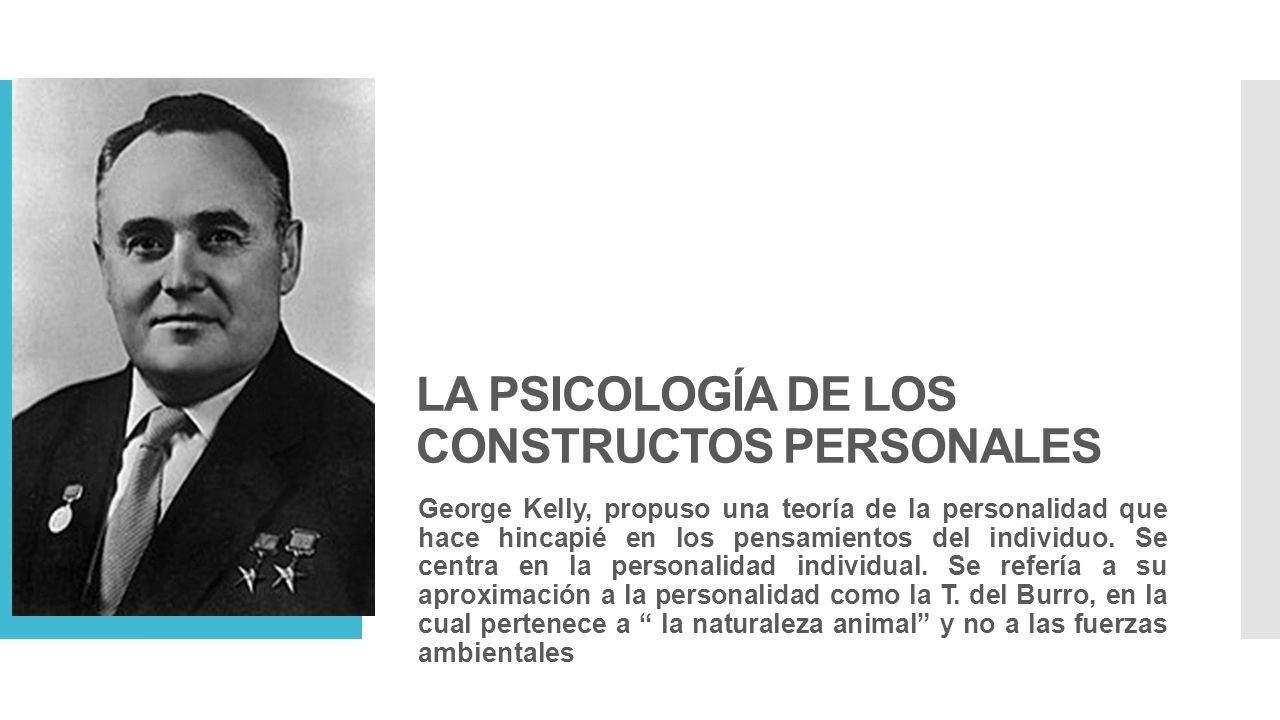 KELLY LA PSICOLOGÍA DE LOS CONSTRUCTOS PERSONALES. - Ppt Descargar