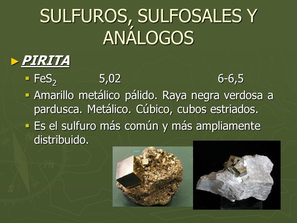 ClasificaciÓn De Los Minerales Elementos Nativos Sulfuros Sulfosales Y