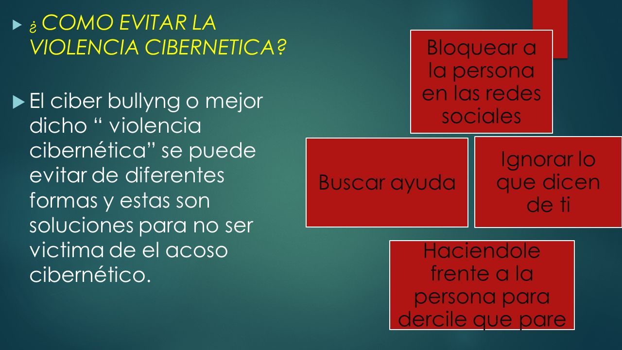 La Violencia Cibernética Ppt Descargar