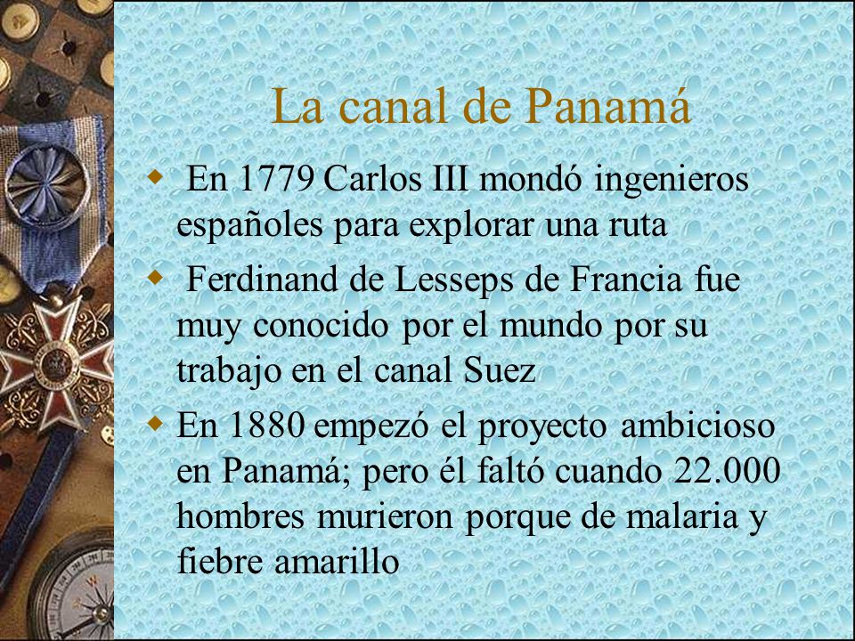 El canal Panamá