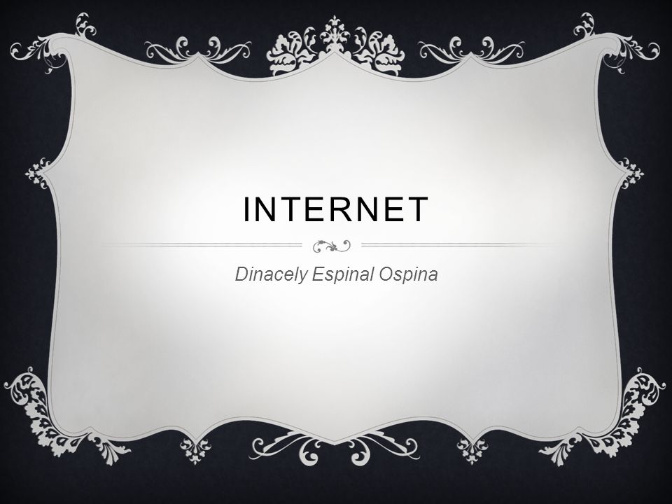 INTERNET Dinacely Espinal Ospina
