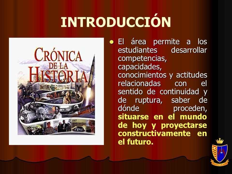 Área Historia y Geografía.