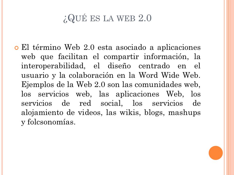 CONTENIDO ¿Qué es la web 2.0Web 2.0 y educaciónTipos de herramientas web 2.0 Herramientas y ejemplos de aplicación ¿Dónde buscar aplicaciones Web 2.0.