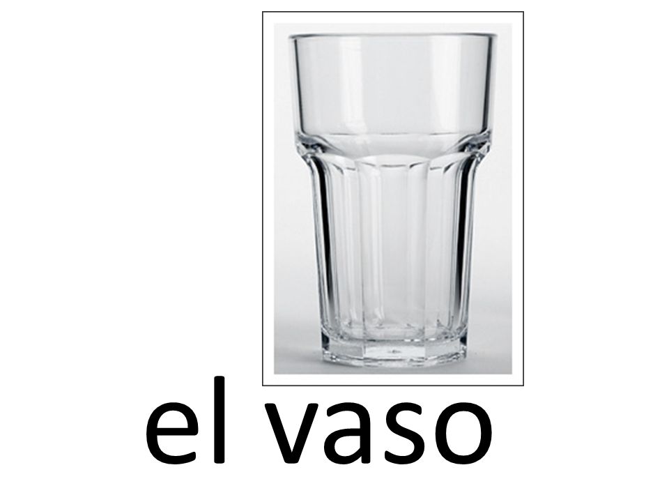 el vaso