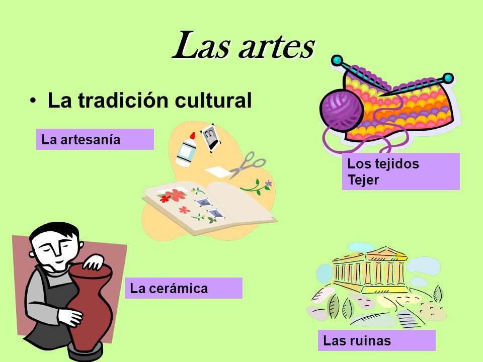 Las artes La tradición cultural Las ruinas La artesanía Los tejidos Tejer La cerámica