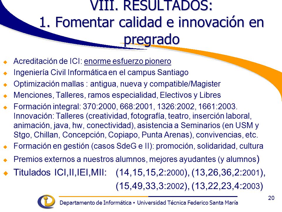 Departamento De Informatica Universidad Tecnica Federico Santa