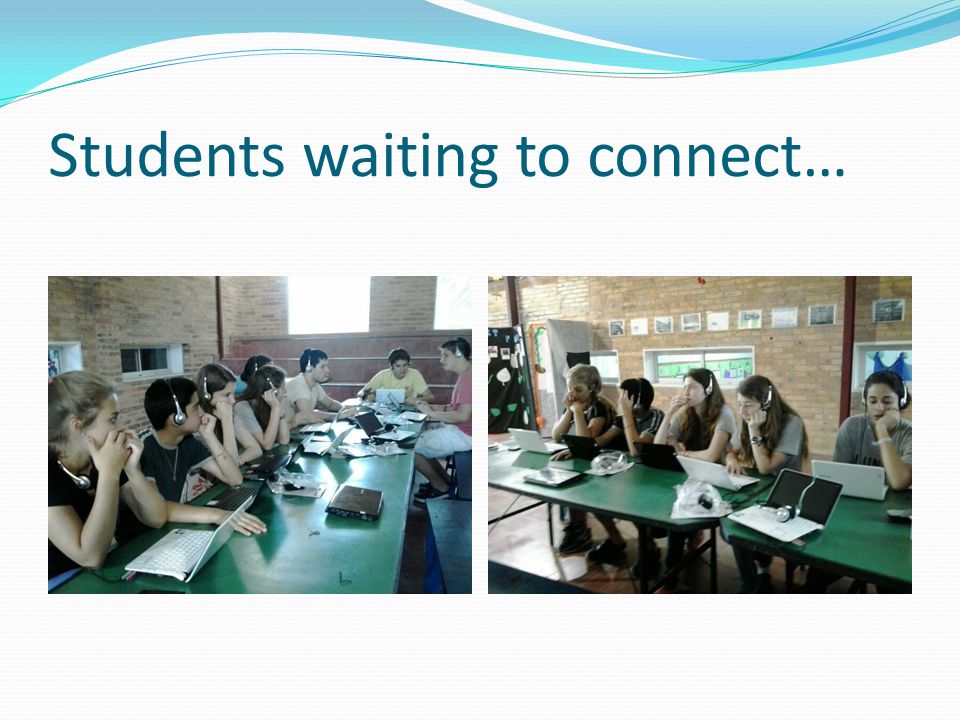 Students waiting to connect…