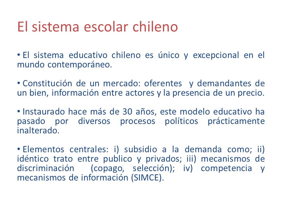Accountability y segregación. Algunos elementos para su discusión a la luz  de las características del sistema educativo chileno. Cristóbal Villalobos  D. - ppt descargar