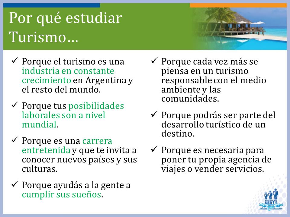 CARRERA DE: TURISMO + Guía de Turismo + Hotelería. - ppt descargar