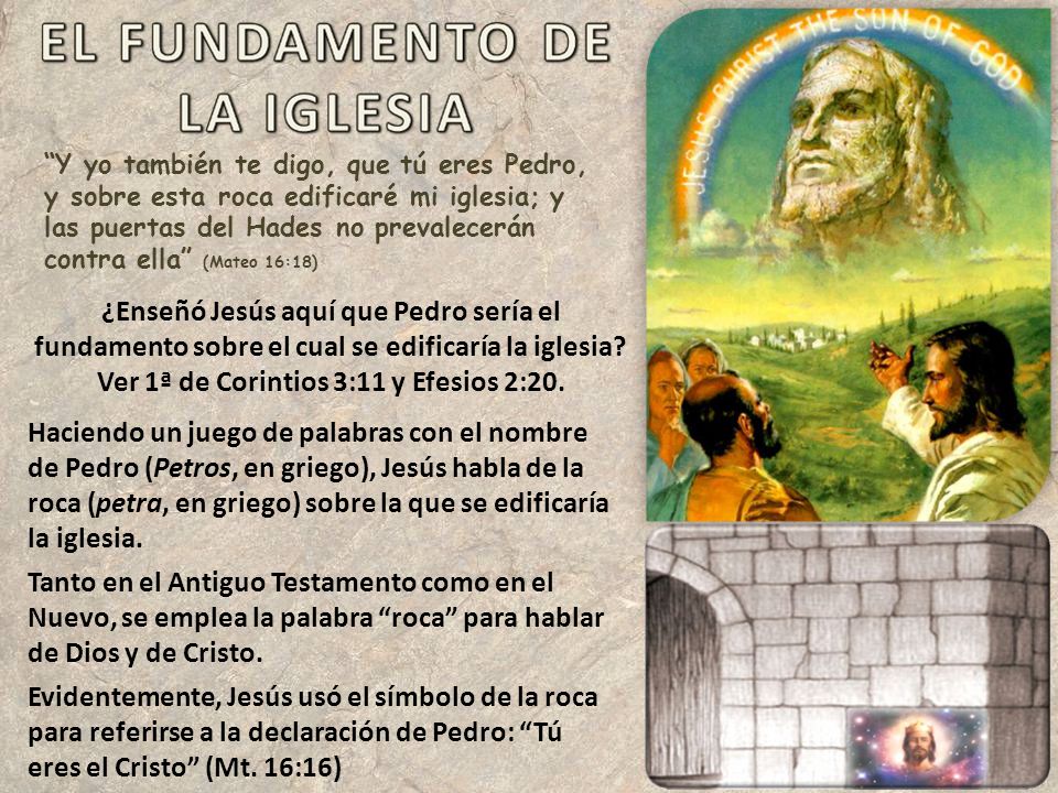 Lección 8 para el 23 de agosto de “Y yo también te digo, que tú eres Pedro,  y sobre esta roca edificaré mi iglesia; y las puertas del Hades no. - ppt  descargar