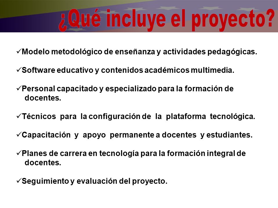 Modelo metodológico de enseñanza y actividades pedagógicas.