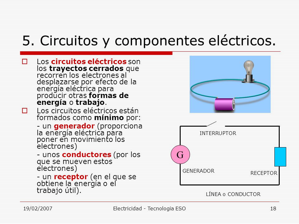 19/02/2007Electricidad - Tecnología ESO17 4.