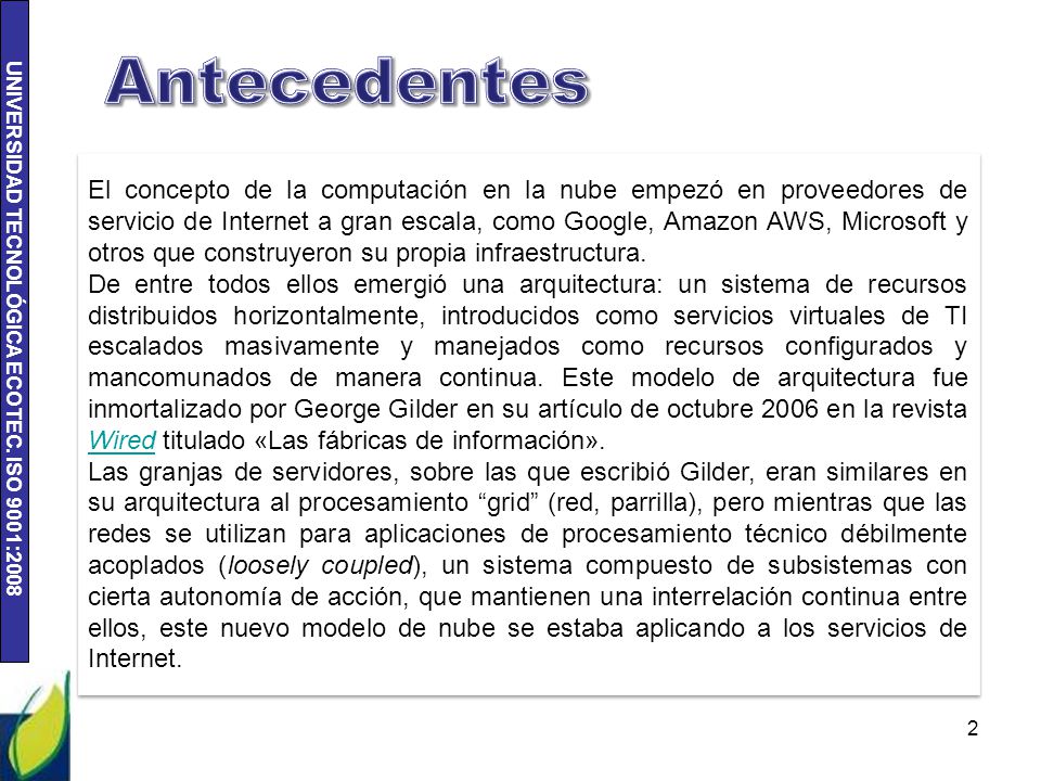 UNIVERSIDAD TECNOLÓGICA ECOTEC.