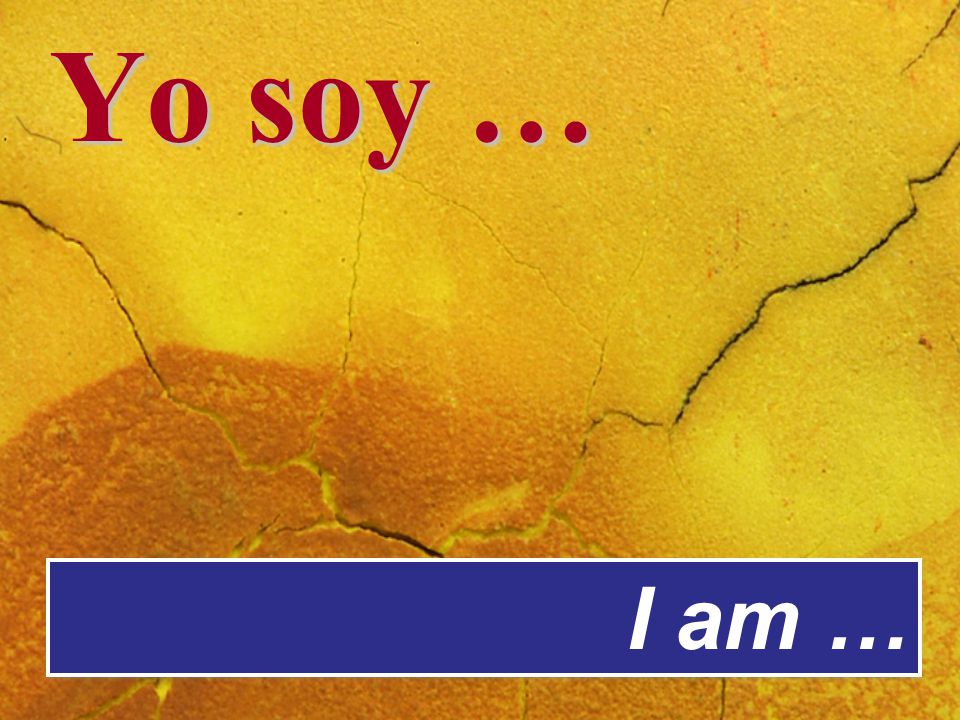 Yo soy … I am …