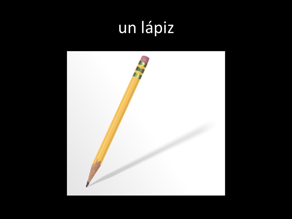 un lápiz