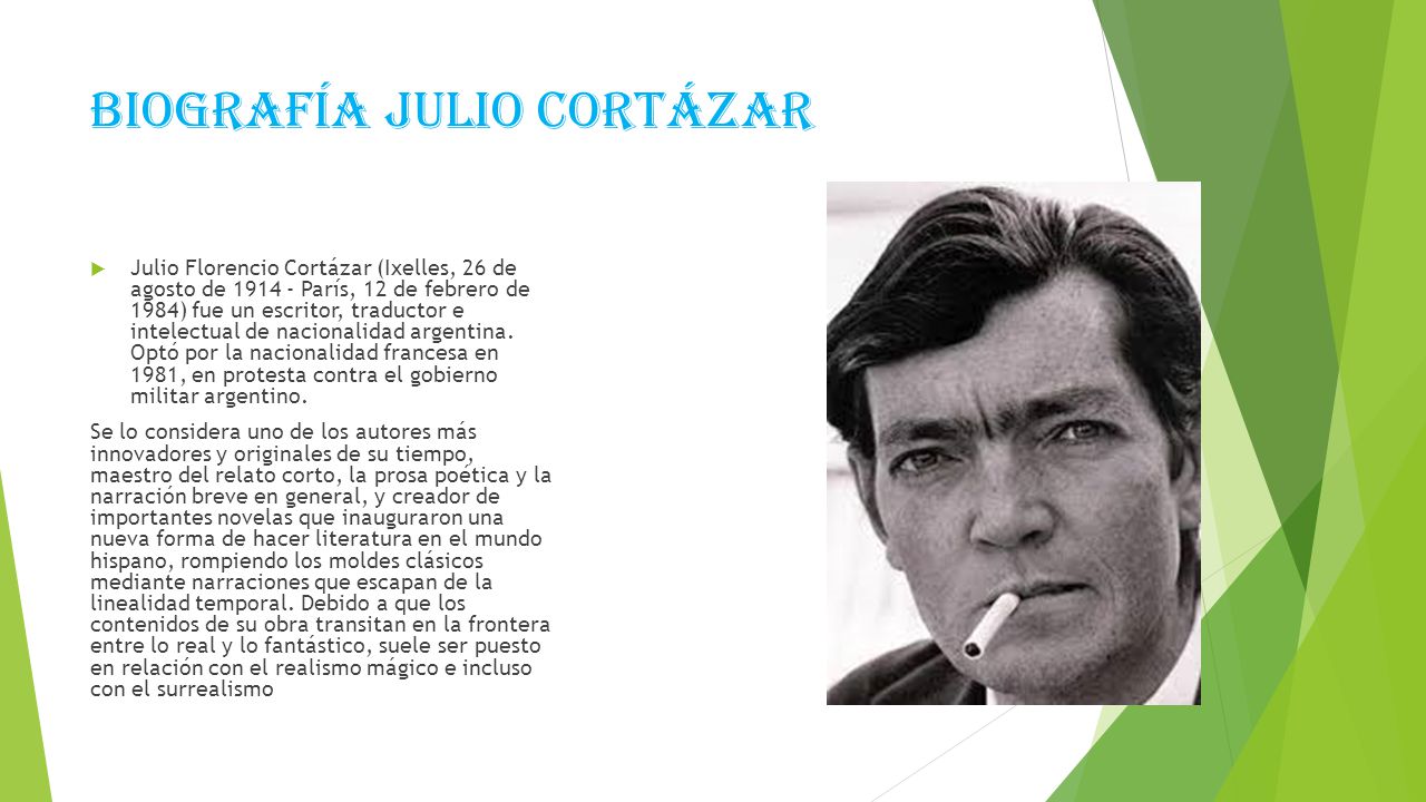 Resultado de imagen de biografia de JULIO CORTAZAR