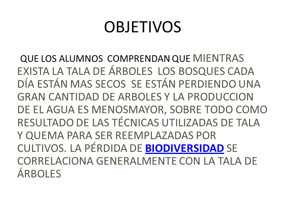 NOMBRE DEL PROYECTO: EL CUIDADO DEL MEDIO AMBIENTE TEMA: LA TALA DE ARBOLES.  - ppt descargar