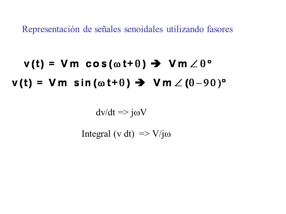 Exp J Cos J Sen Cos Re Exp J Sen Im Exp J V T Vm Cos T Re Vm Exp J T V T Re Vm Exp J Ppt Descargar