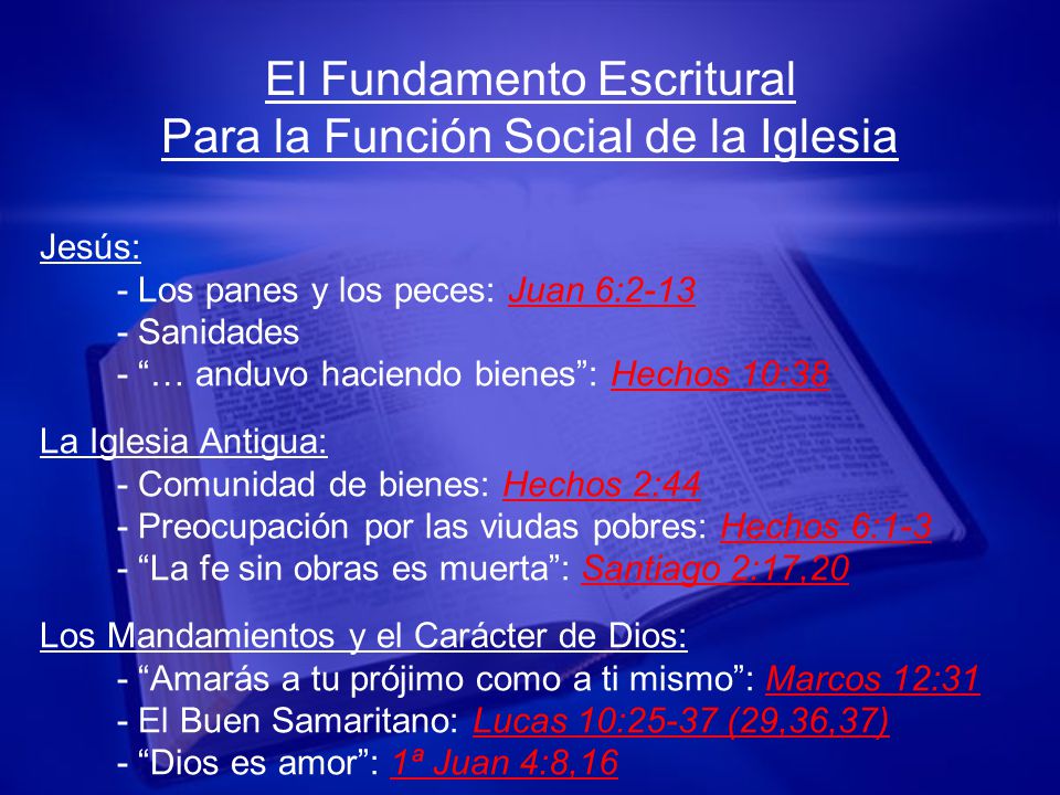 Ministerio Integral La Función Social de la Iglesia - ppt descargar