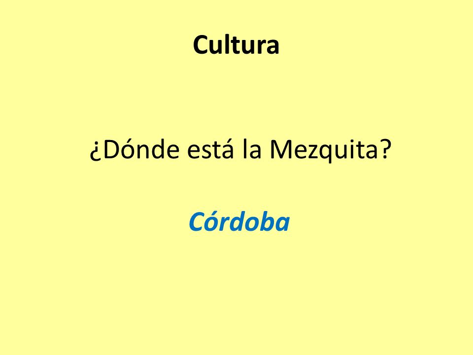 ¿Dónde está la Mezquita Córdoba Cultura