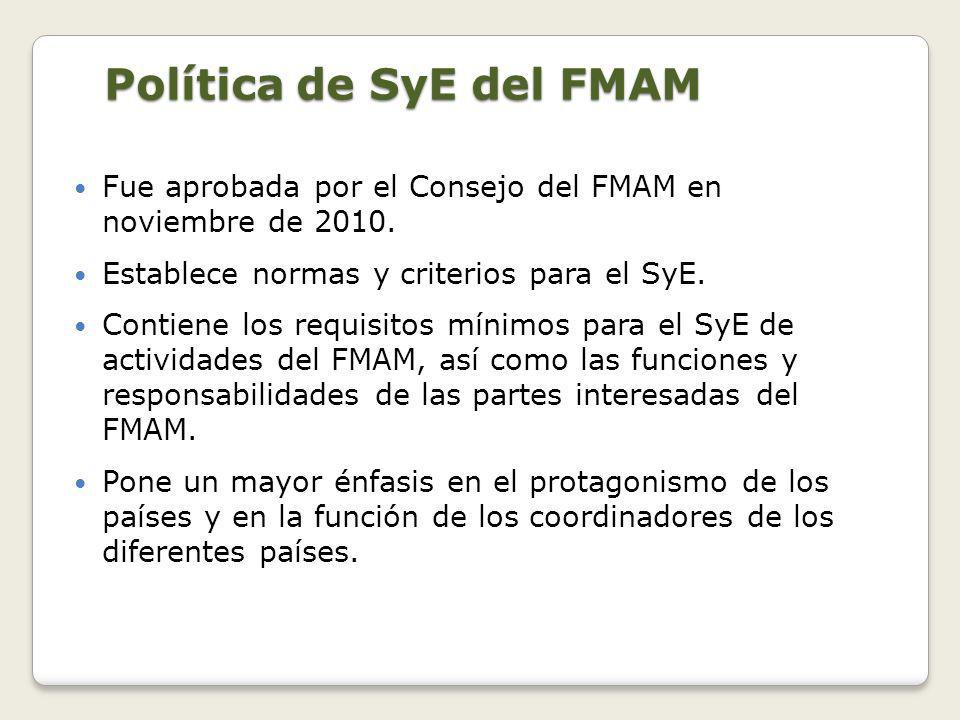 Fue aprobada por el Consejo del FMAM en noviembre de 2010.