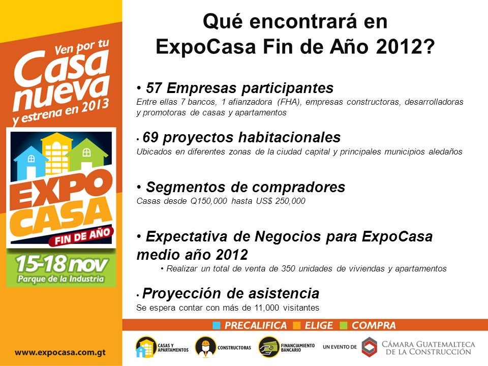 Qué encontrará en ExpoCasa Fin de Año 2012.