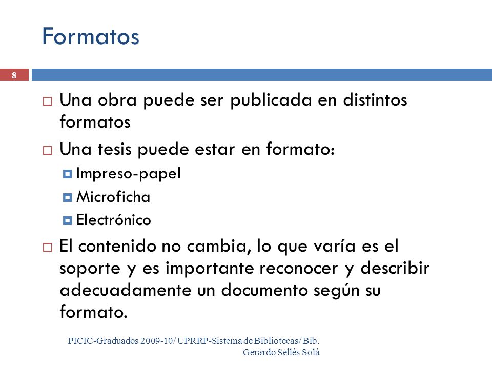 PICIC-Graduados / UPRRP-Sistema de Bibliotecas/ Bib.