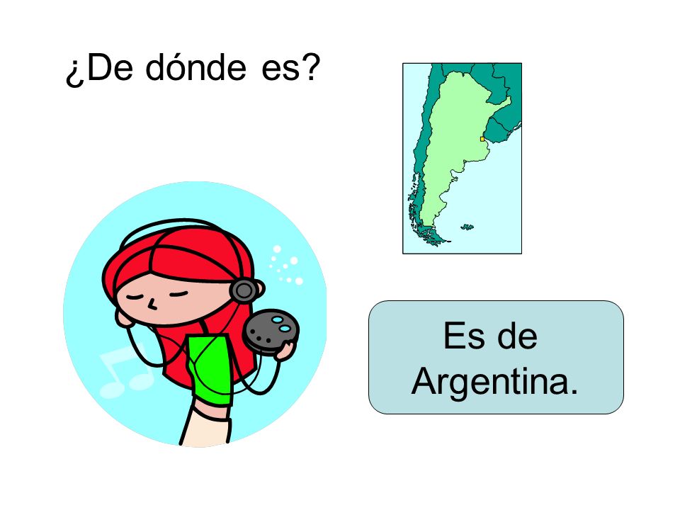 ¿De dónde es Es de Argentina.