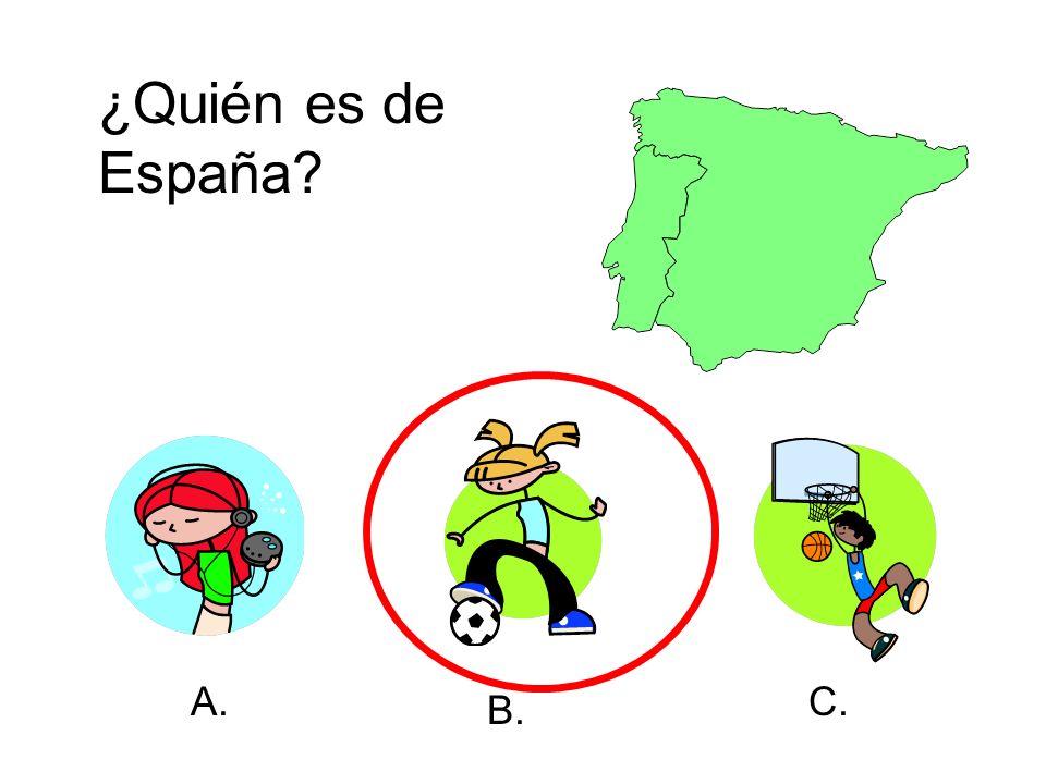 ¿Quién es de España A. B. C.