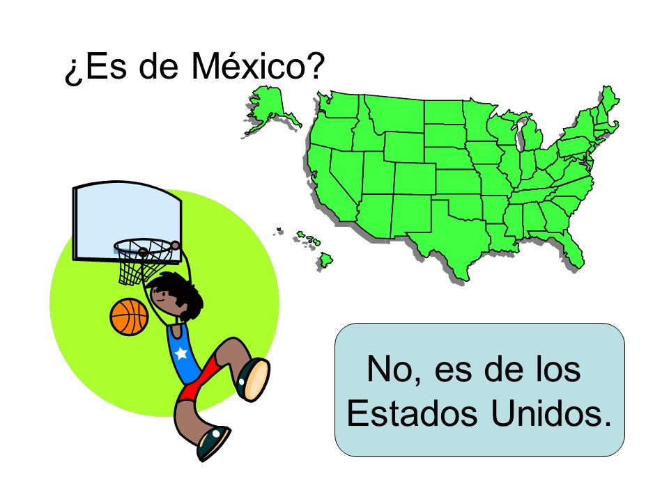 ¿Es de México No, es de los Estados Unidos.