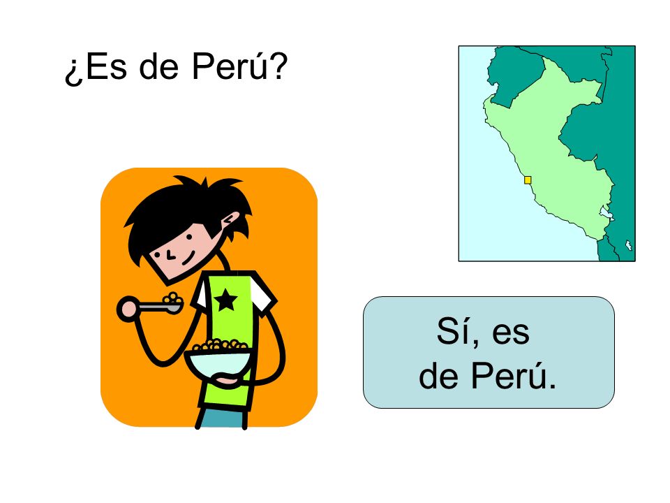 ¿Es de Perú Sí, es de Perú.