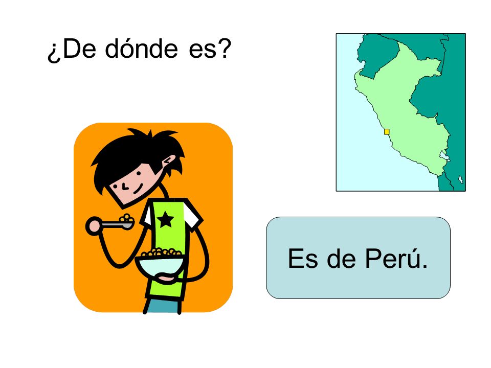 ¿De dónde es Es de Perú.