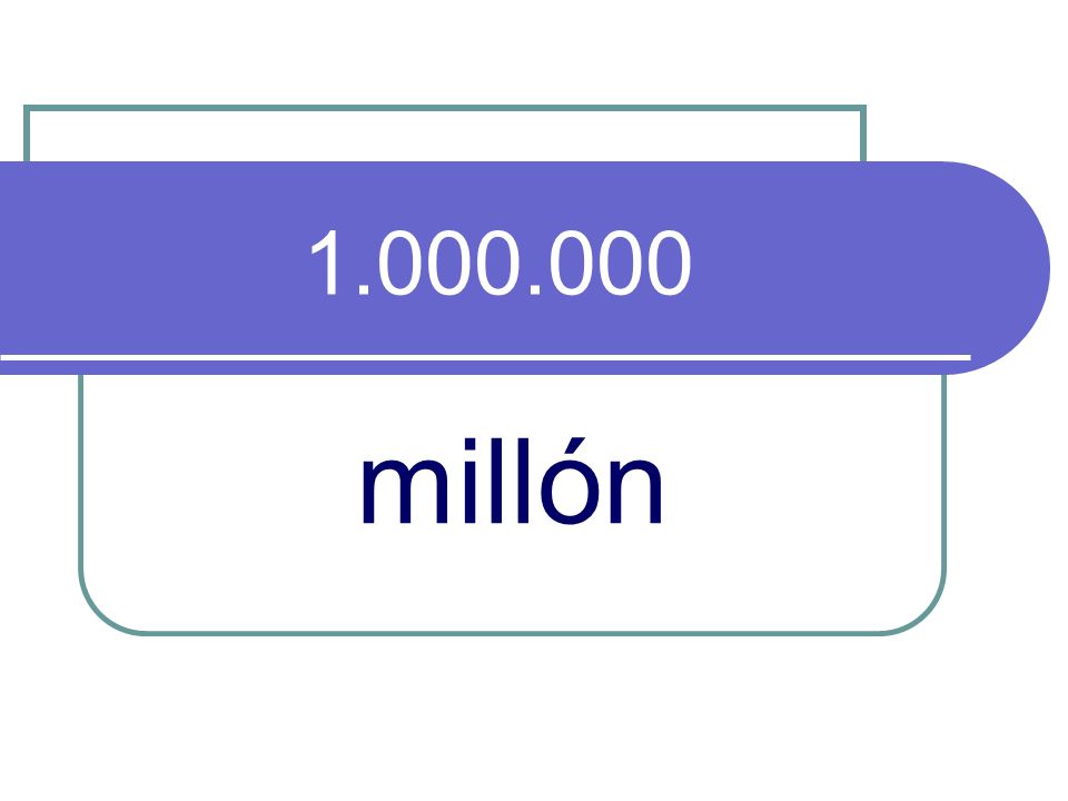millón