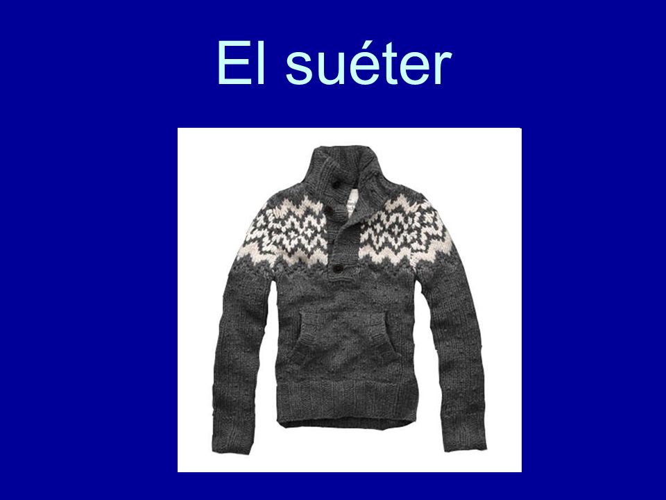 El suéter