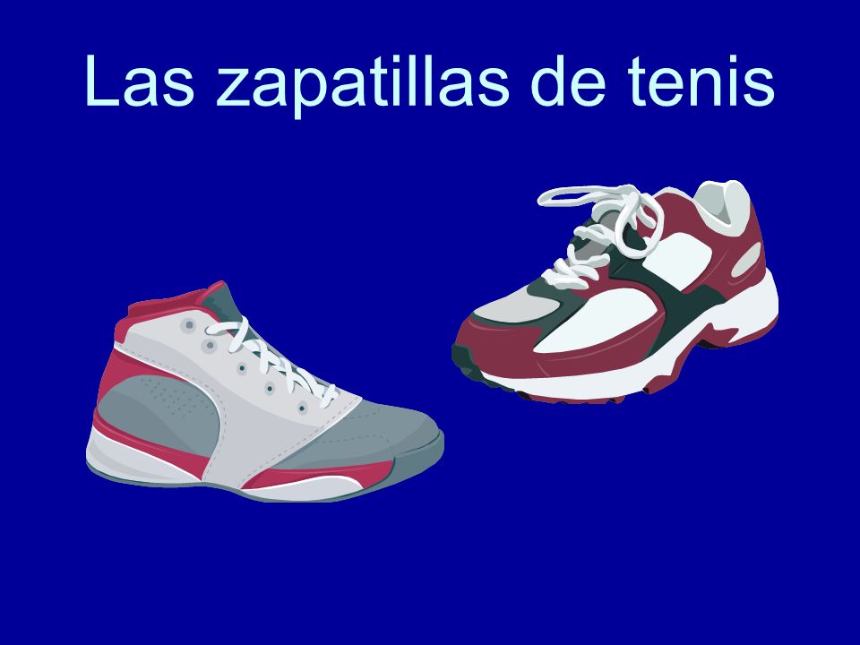 Las zapatillas de tenis