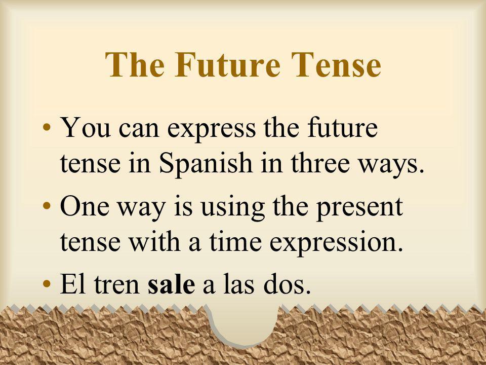 The Future and Conditional Tenses Pgs. 157 and 303