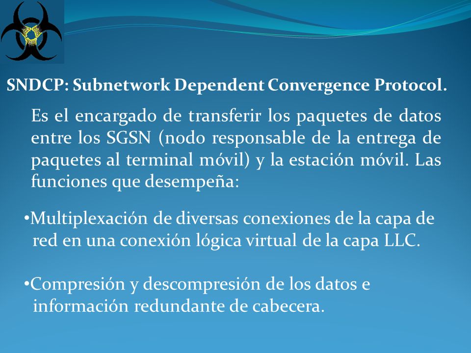 SNDCP: Subnetwork Dependent Convergence Protocol.