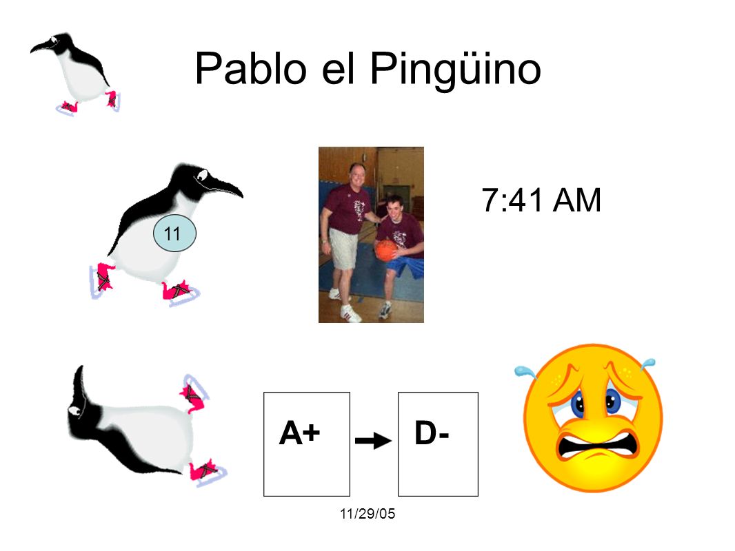 11/29/05 Pablo el Pingüino 11 A+D- 7:41 AM