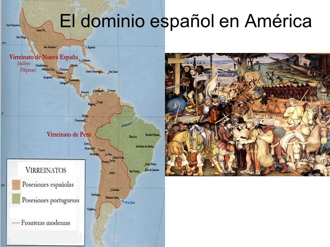 El dominio español en América