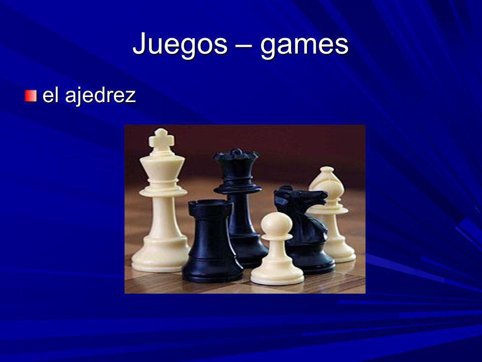 Juegos – games el ajedrez