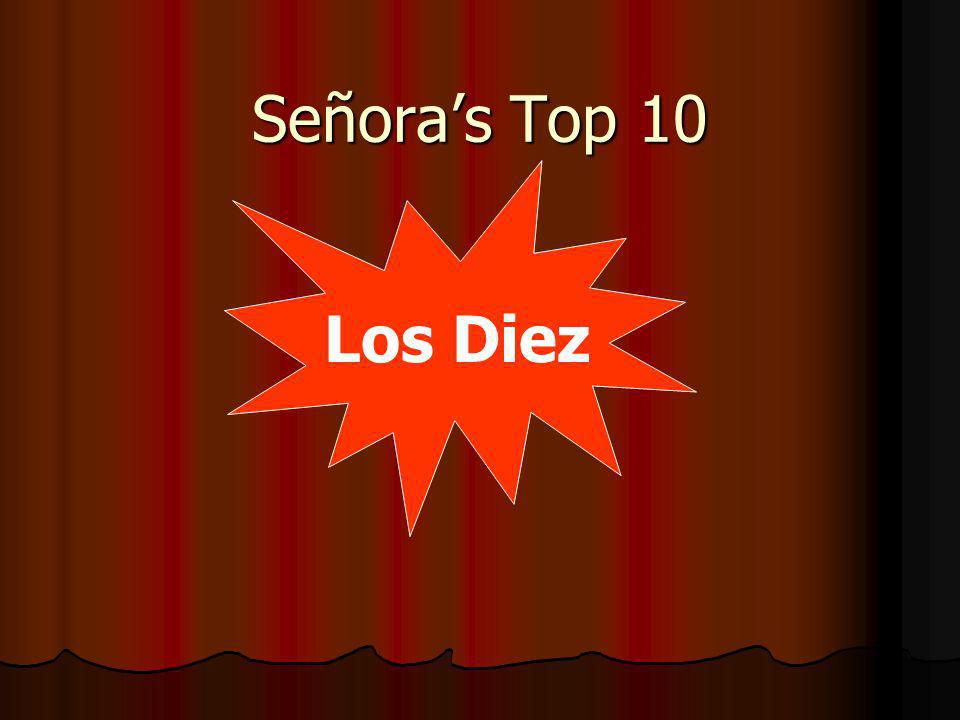 Señoras Top 10 Los Diez