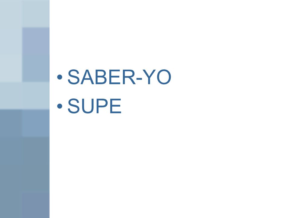 SABER-YO SUPE