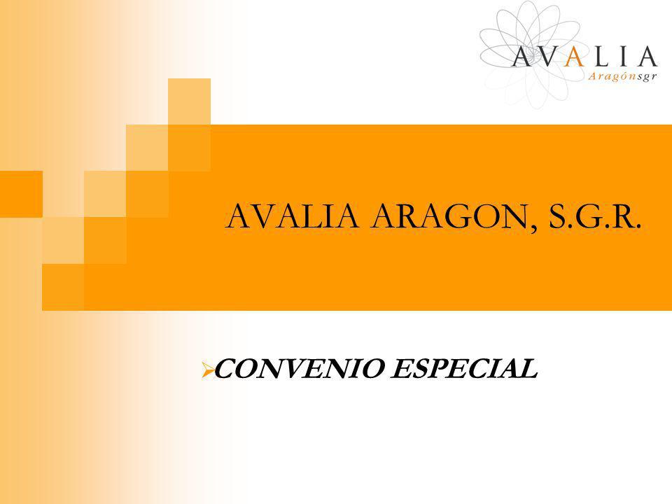 AVALIA ARAGON, S.G.R. CONVENIO ESPECIAL