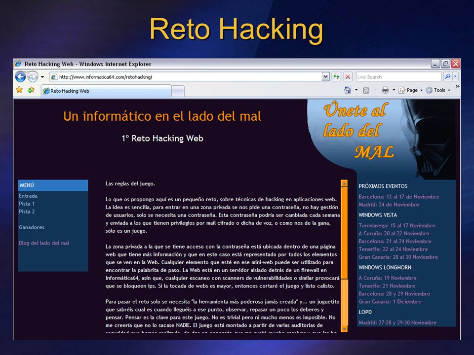 Reto Hacking