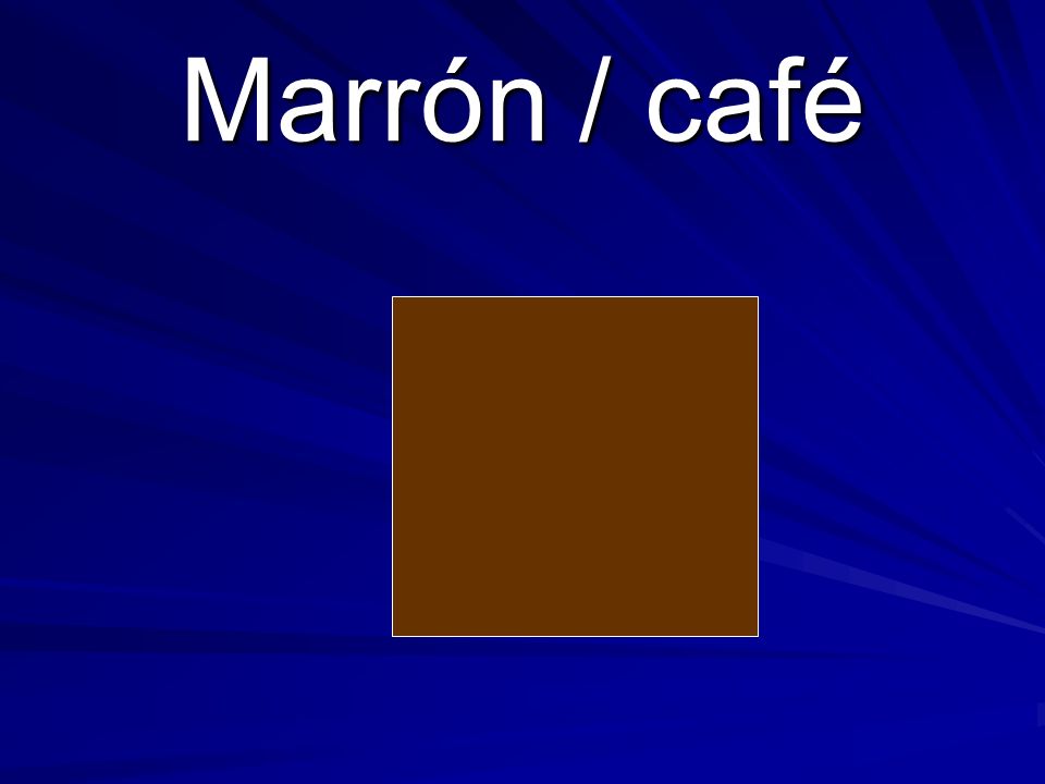 Marrón / café