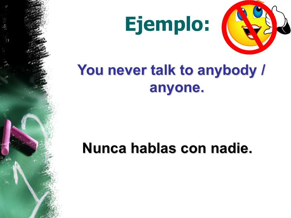 The double negative is not allowed in English, but it is perfectly acceptable in Spanish.