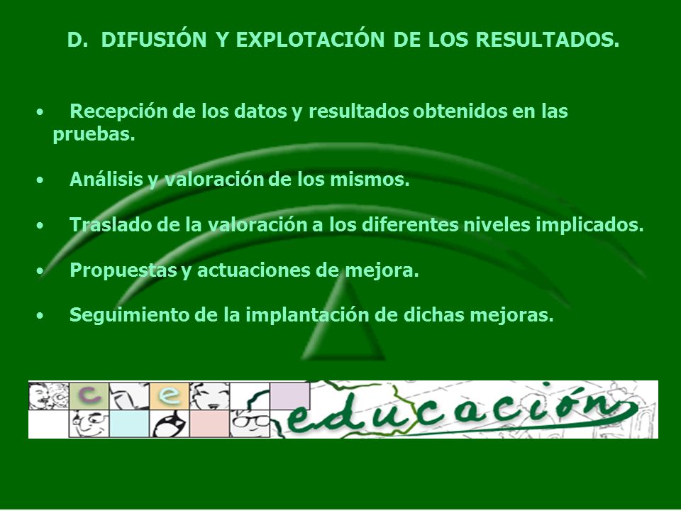 D.DIFUSIÓN Y EXPLOTACIÓN DE LOS RESULTADOS.