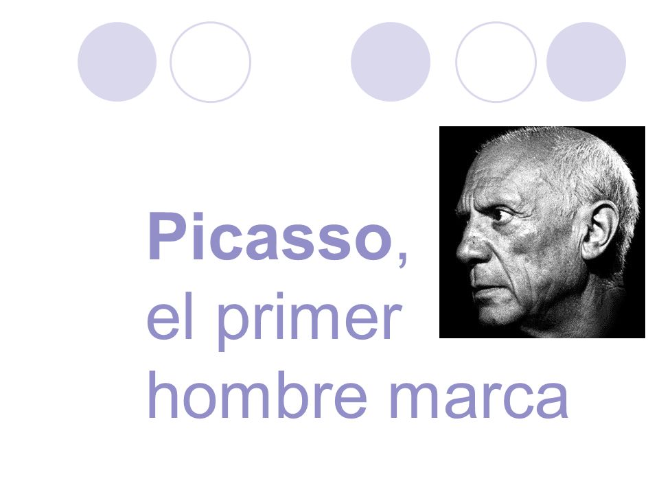 Picasso, el primer hombre marca